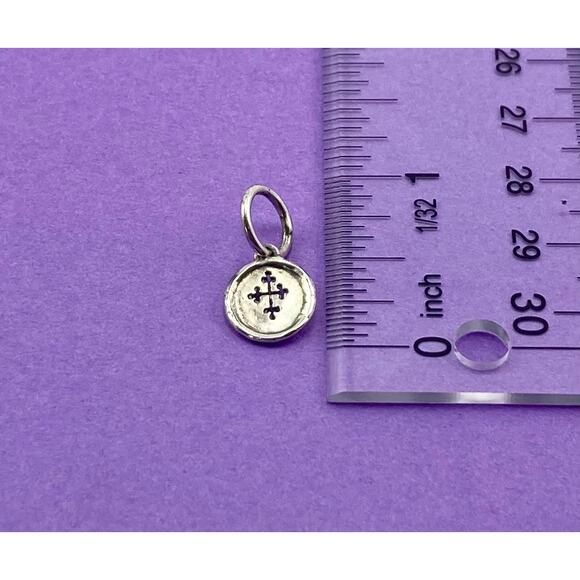 Waxing Poetic Pisana Sanctum Cross charm - Picture 1 of 2